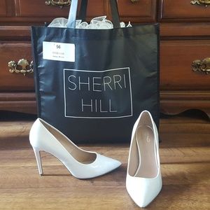 Classic White Pointed Heels